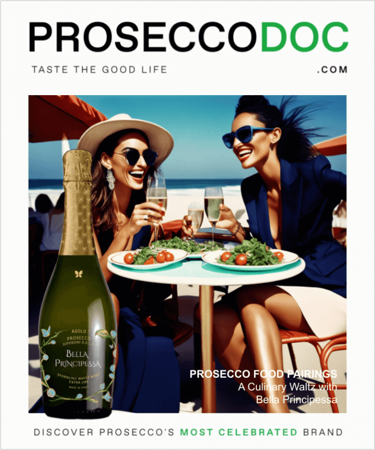 Best 5 Prosecco Food Pairing with Bella Principessa